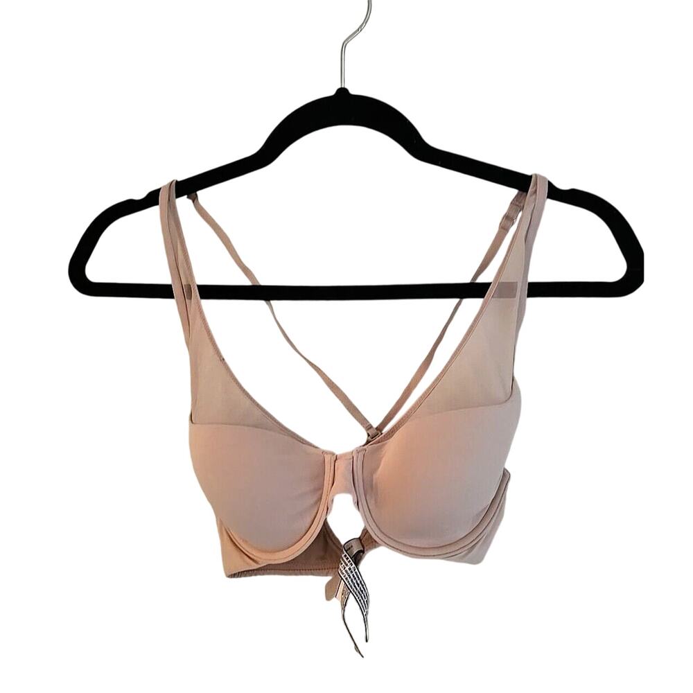 Victoria's Secret Pink Multi-Way Demi Adjustable Underwire T-Shirt Bra Size 32C